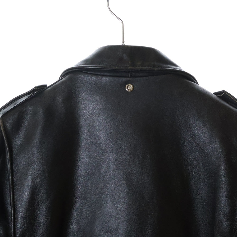 SCHOTT(ショット) VINTAGE ヴィンテージ バイカータグ後期 618 ダブルライダースジャケット ブラック