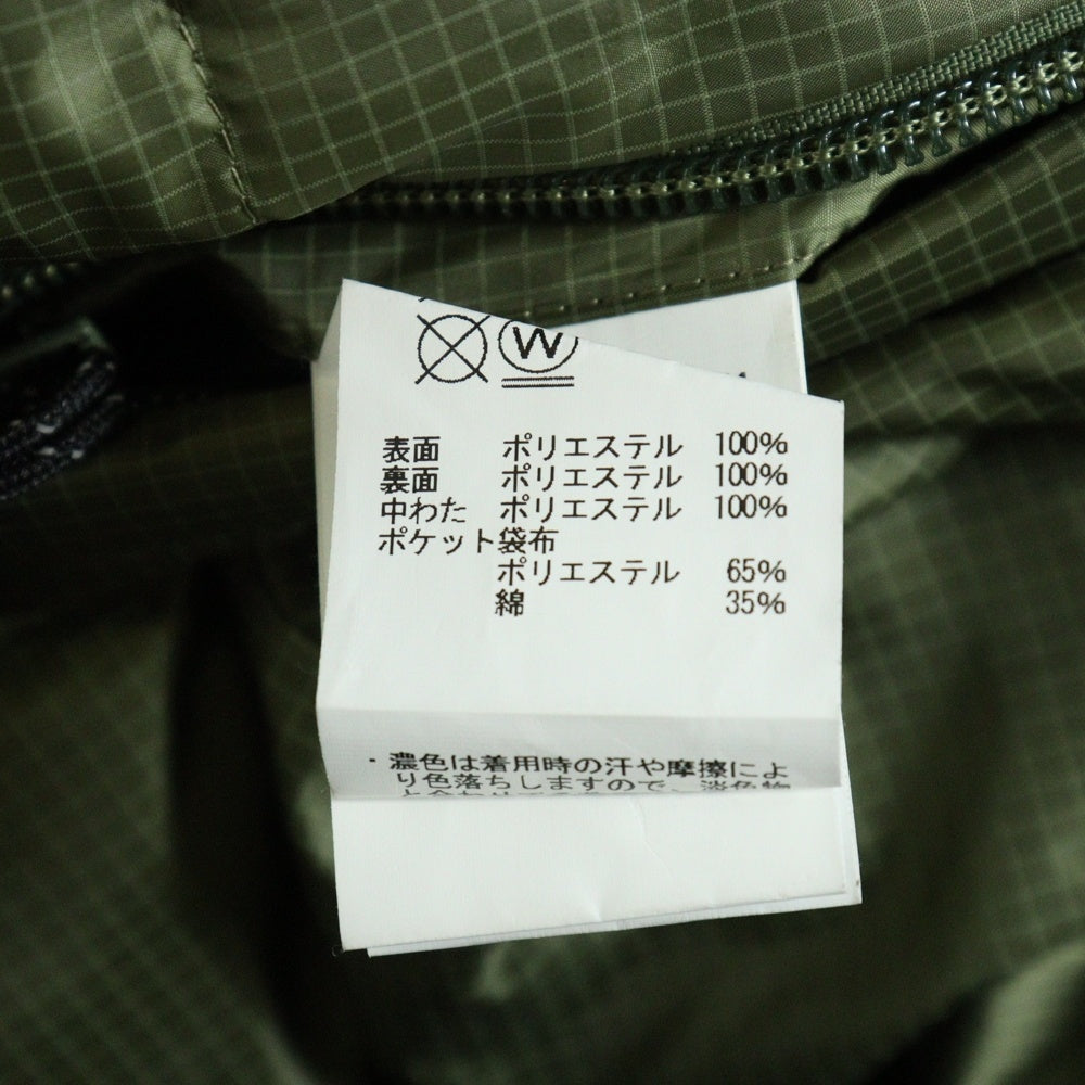 SCHOTT(ショット) MASSIVE POCKET REVERSIBLE JACKET マッシブ ポケット リバーシブル フォトプリント 中綿ジャケット ブルー/カーキ 3112071
