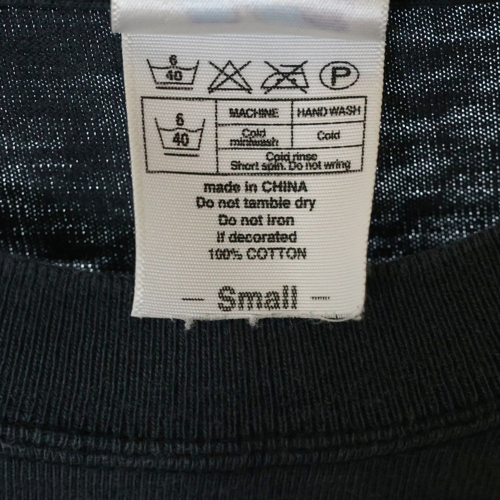 VINTAGE(ヴィンテージ) 00S GAMMARAY ガンマレイ 両面プリント ロングスリーブ クルーネック長袖Tシャツ カットソー チャコールグレー