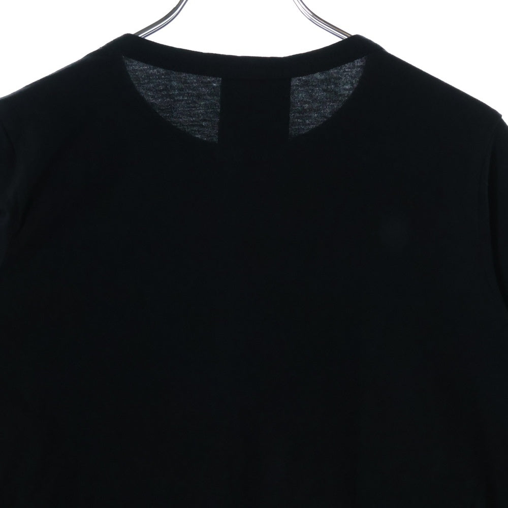 BLACK Scandal Yohji Yamamoto(ブラックスキャンダルヨウジヤマモト) 22SS 女囚701号さそり フロントプリント ロングスリーブ クルーネック長袖Tシャツ カットソー ブラック HG-T92-992