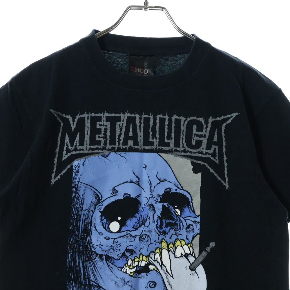 VINTAGE(ヴィンテージ) 00S METALLICA 2006 TOUR メタリカ ツアー 両面プリント クルーネック半袖Tシャツ カットソー ブラック