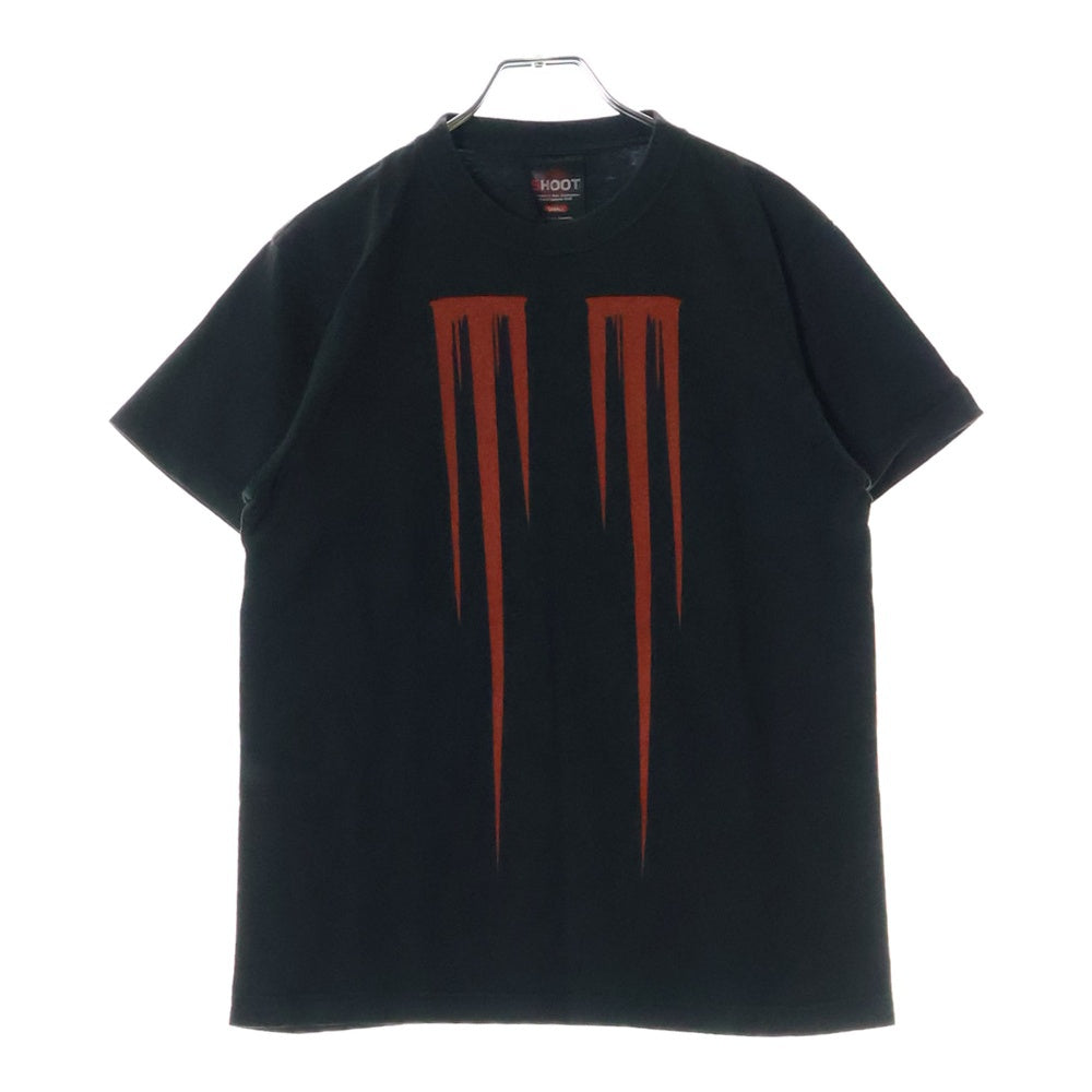 VINTAGE(ヴィンテージ) 00S MARILYN MANSON WORLD TOUR 2007 マリリンマンソン ワールドツアー 両面プリント クルーネック半袖Tシャツ カットソー ブラック