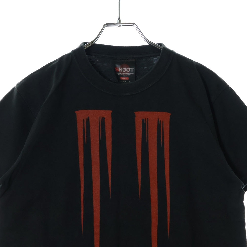 VINTAGE(ヴィンテージ) 00S MARILYN MANSON WORLD TOUR 2007 マリリンマンソン ワールドツアー 両面プリント クルーネック半袖Tシャツ カットソー ブラック