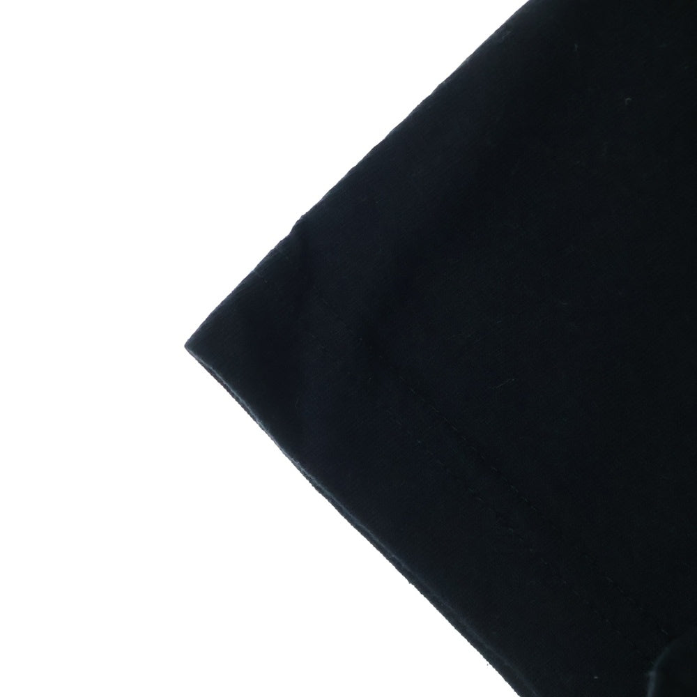 NO BRAND(ノーブランド) G.I.S.M ギムズ 両面プリント クルーネック半袖Tシャツ カットソー ブラック