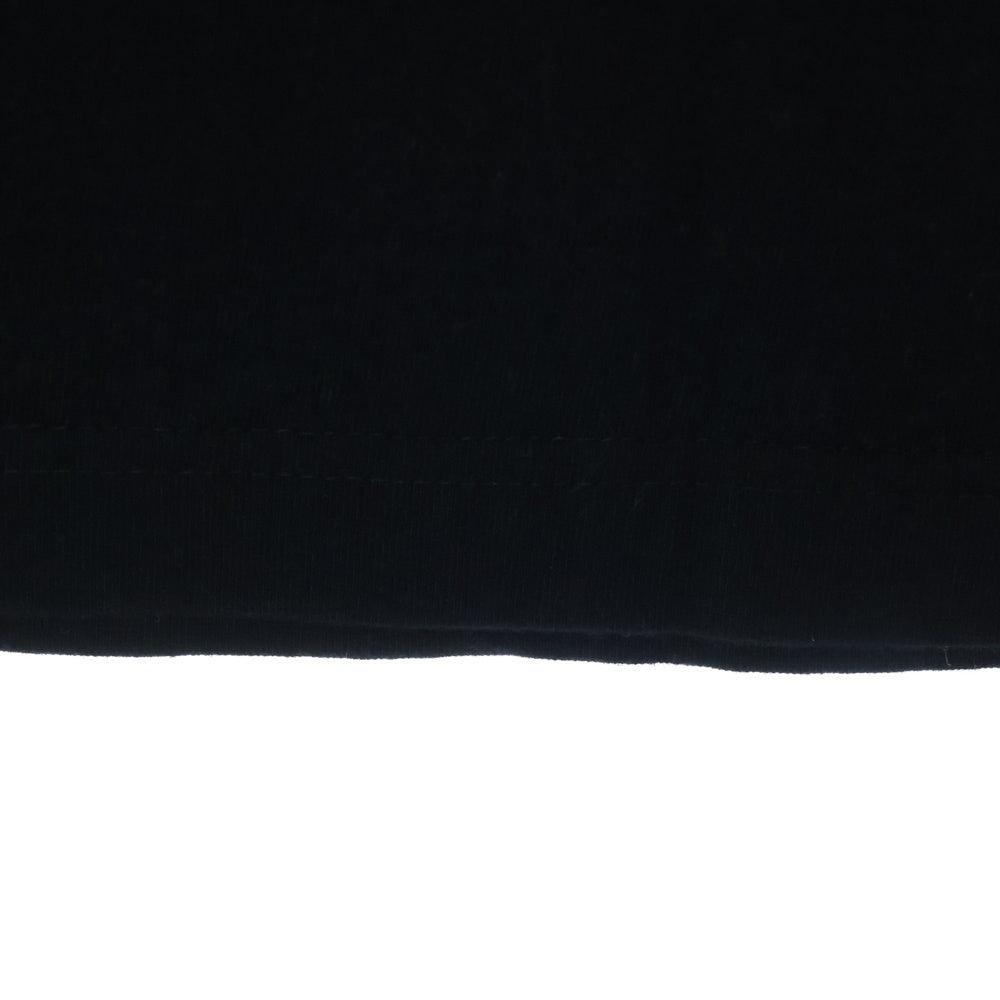 NO BRAND(ノーブランド) G.I.S.M ギムズ 両面プリント クルーネック半袖Tシャツ カットソー ブラック
