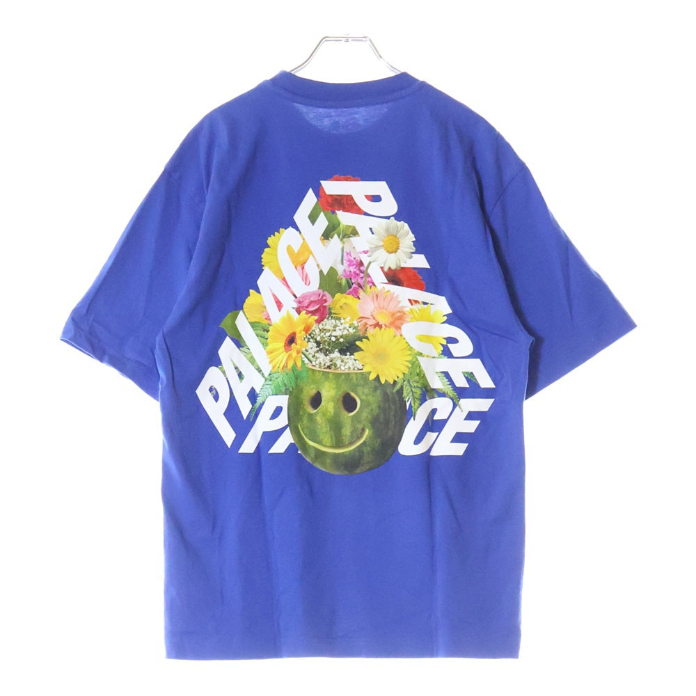 Palace Skateboards(パレススケートボーズ) 24AW P-3 PUNCH T-SHIRT ロゴプリント クルーネック 半袖Tシャツ カットソー ブルー