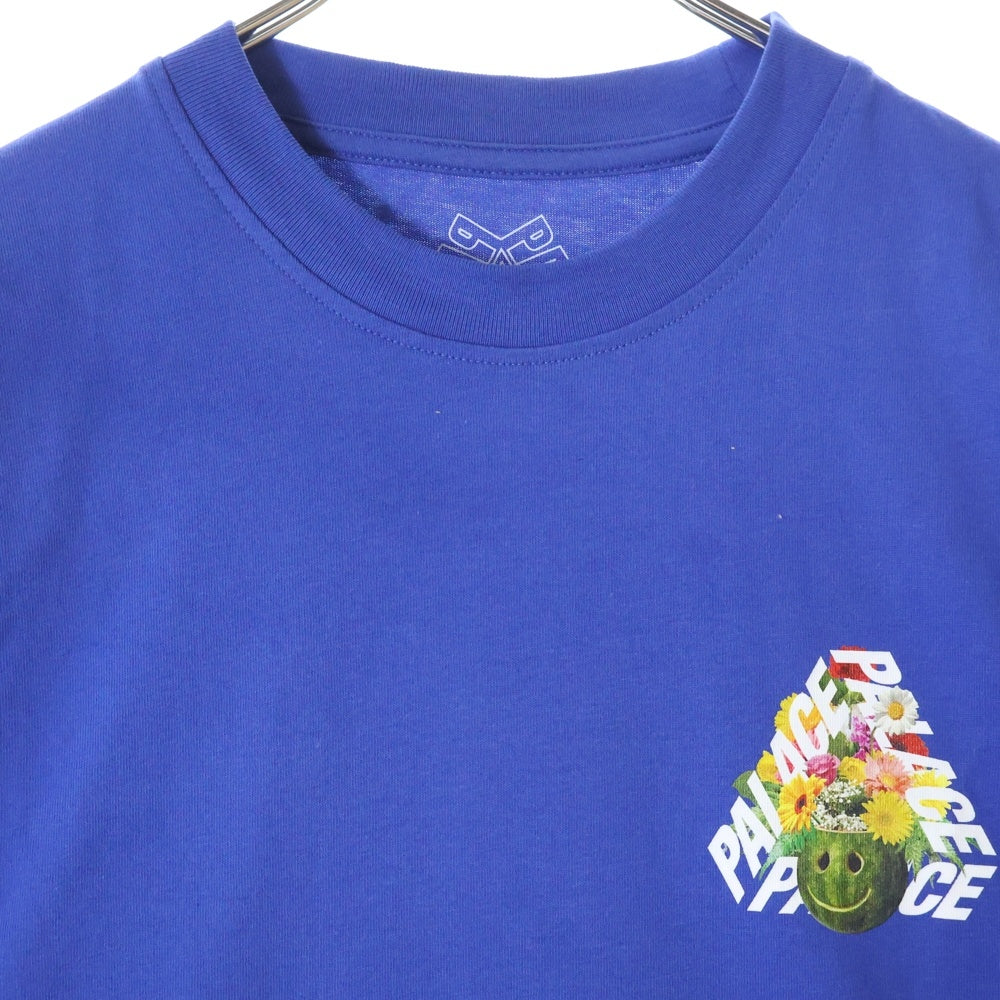 Palace Skateboards(パレススケートボーズ) 24AW P-3 PUNCH T-SHIRT ロゴプリント クルーネック 半袖Tシャツ カットソー ブルー