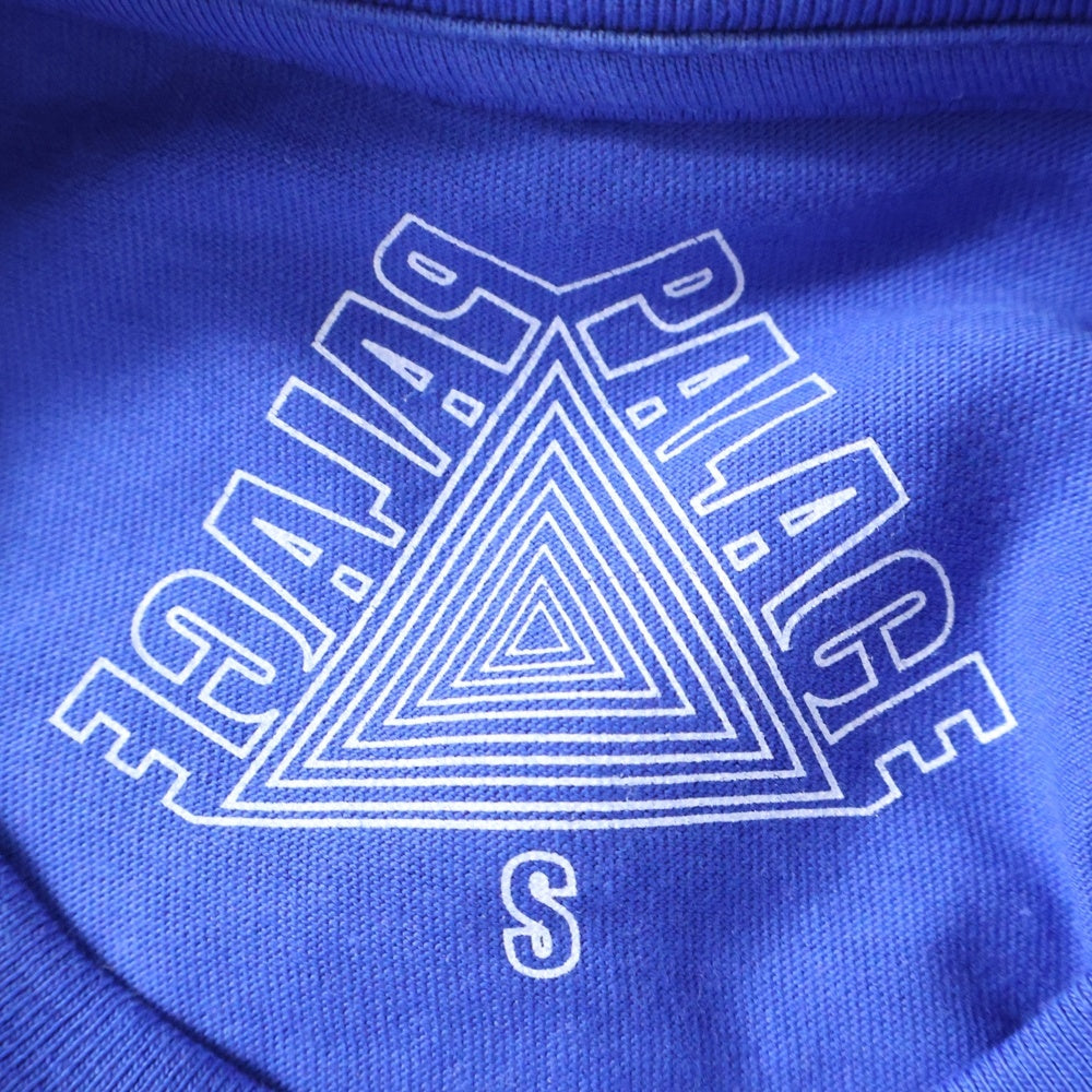 Palace Skateboards(パレススケートボーズ) 24AW P-3 PUNCH T-SHIRT ロゴプリント クルーネック 半袖Tシャツ カットソー ブルー