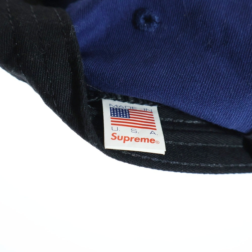 SUPREME(シュプリーム) 21SS Bandana Camp Cap ボックスロゴ バンダナ キャンプキャップ 帽子 ネイビー