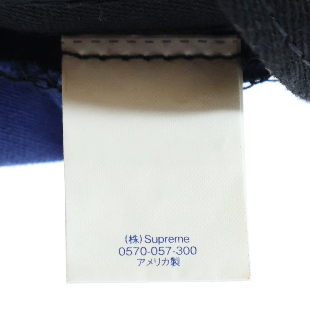 SUPREME(シュプリーム) 21SS Bandana Camp Cap ボックスロゴ バンダナ キャンプキャップ 帽子 ネイビー