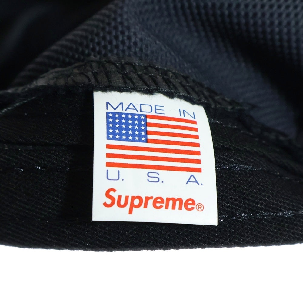 SUPREME(シュプリーム) 19AW Ballistic Nylon Camp Cap ボックスロゴ バリスティック ナイロン キャンプキャップ 帽子 ブラック