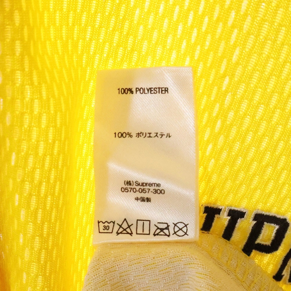 SUPREME(シュプリーム) 18SS Bonded Mesh Track Jacket ボンデッド メッシュ トラックジャケット ジャージ イエロー