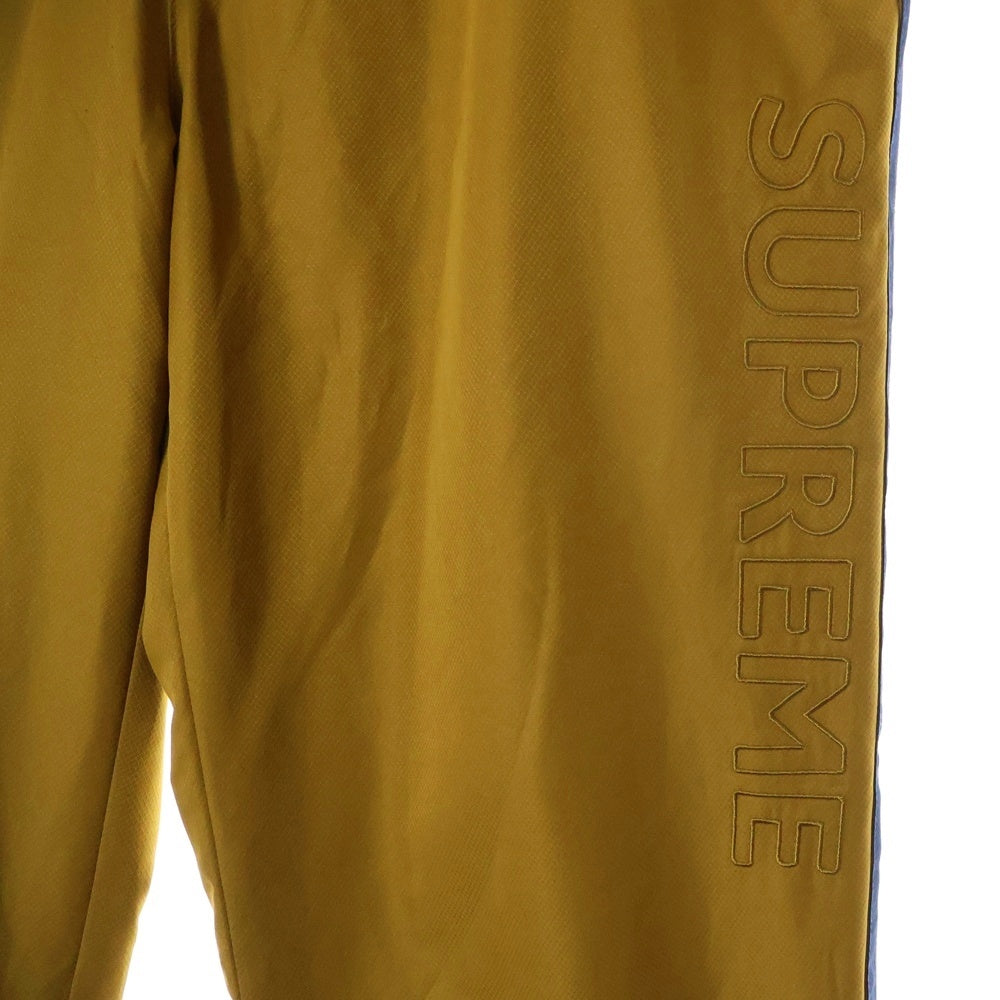 SUPREME(シュプリーム) 19AW ×LACOSTE L!VE Track Pant ラコステ ライブ ロゴ刺繍 ライントラックパンツ ジャージ ブラウン