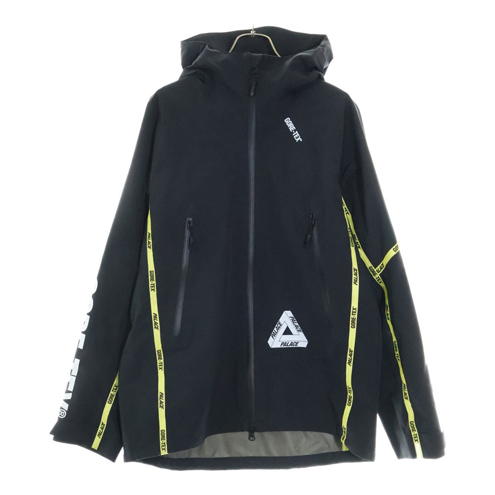 Palace Skateboards(パレススケートボーズ) 17AW PALEX GORE-TEX JACKET ロゴプリント ゴアテックス フーデッドナイロンジャケット ブラック