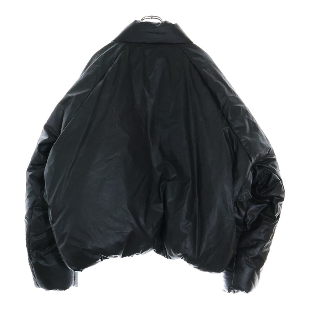 YEEZY GAP(イージーギャップ) ROUND JACKET 中綿 コーティング ボタンレス ラウンドダウンジャケット ブラック 801132-00