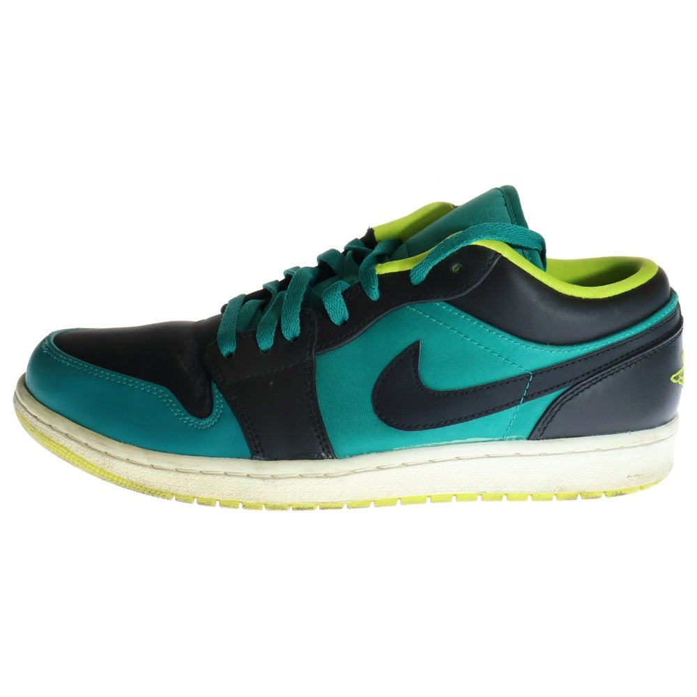 NIKE(ナイキ) 【観賞用 2013年製】 AIR JORDAN 1 LOW LUSH TEAL VENOM エアジョーダン1 ラッシュ ティール ヴェノム ローカットスニーカー US10.5/28.5cm 553558-305