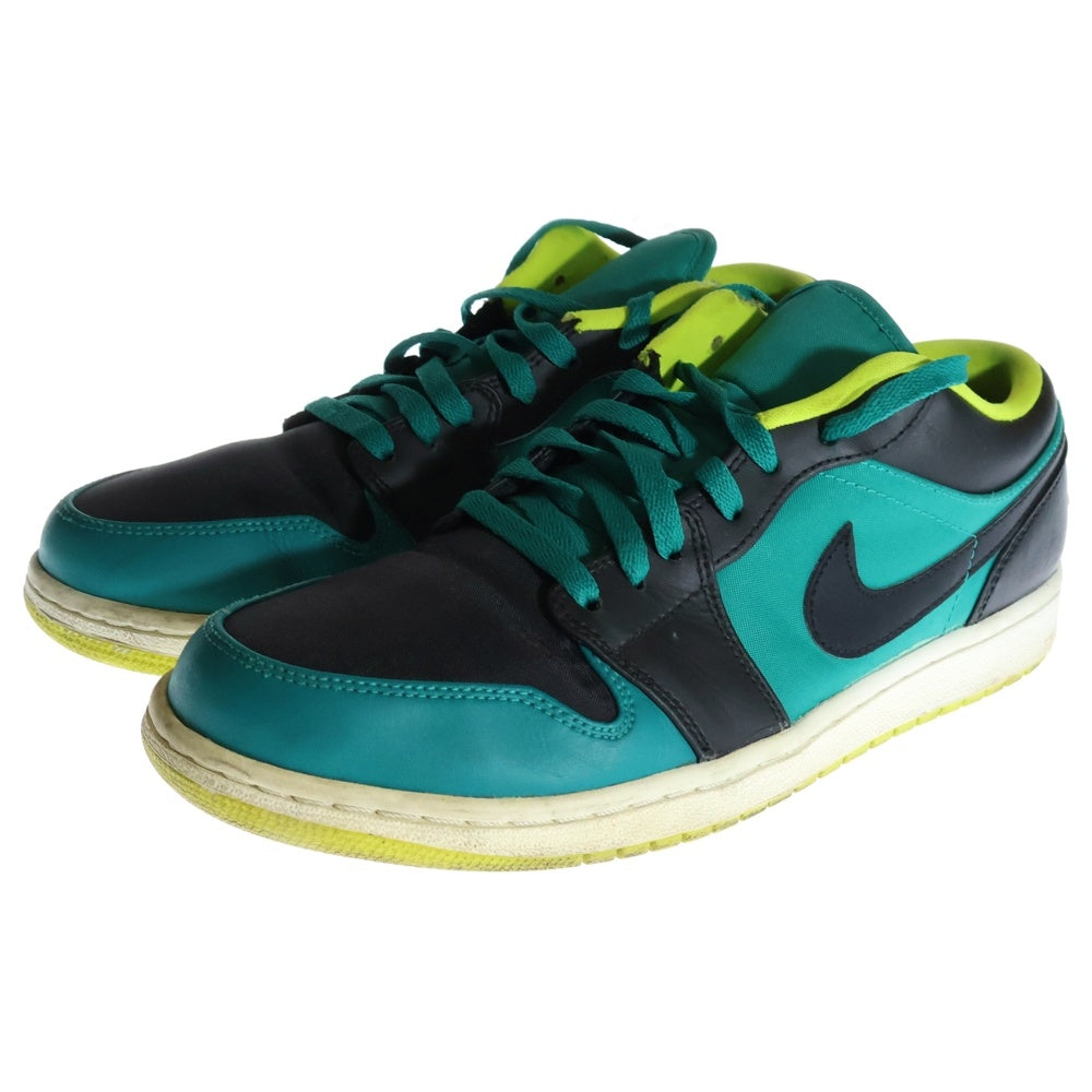 NIKE(ナイキ) 【観賞用 2013年製】 AIR JORDAN 1 LOW LUSH TEAL VENOM エアジョーダン1 ラッシュ ティール ヴェノム ローカットスニーカー US10.5/28.5cm 553558-305