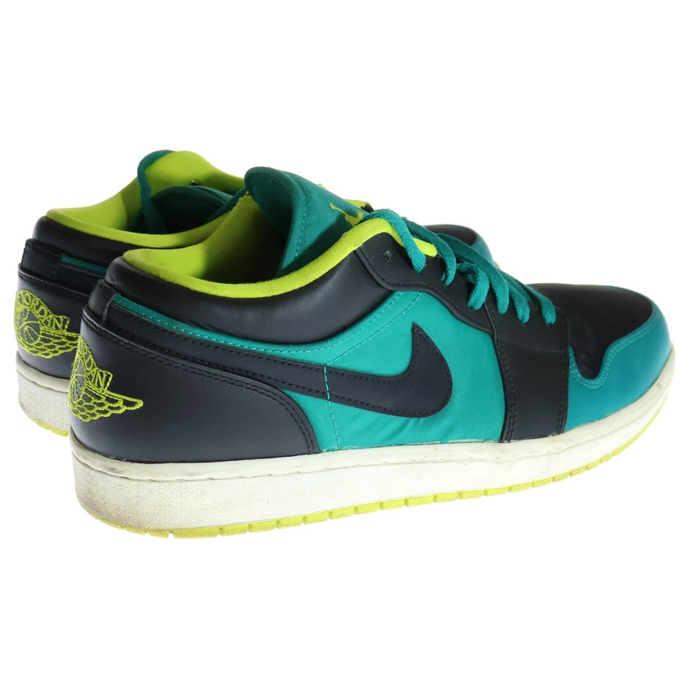 NIKE(ナイキ) 【観賞用 2013年製】 AIR JORDAN 1 LOW LUSH TEAL VENOM エアジョーダン1 ラッシュ ティール ヴェノム ローカットスニーカー US10.5/28.5cm 553558-305