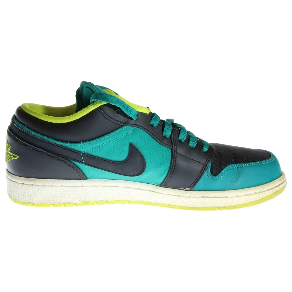 NIKE(ナイキ) 【観賞用 2013年製】 AIR JORDAN 1 LOW LUSH TEAL VENOM エアジョーダン1 ラッシュ ティール ヴェノム ローカットスニーカー US10.5/28.5cm 553558-305