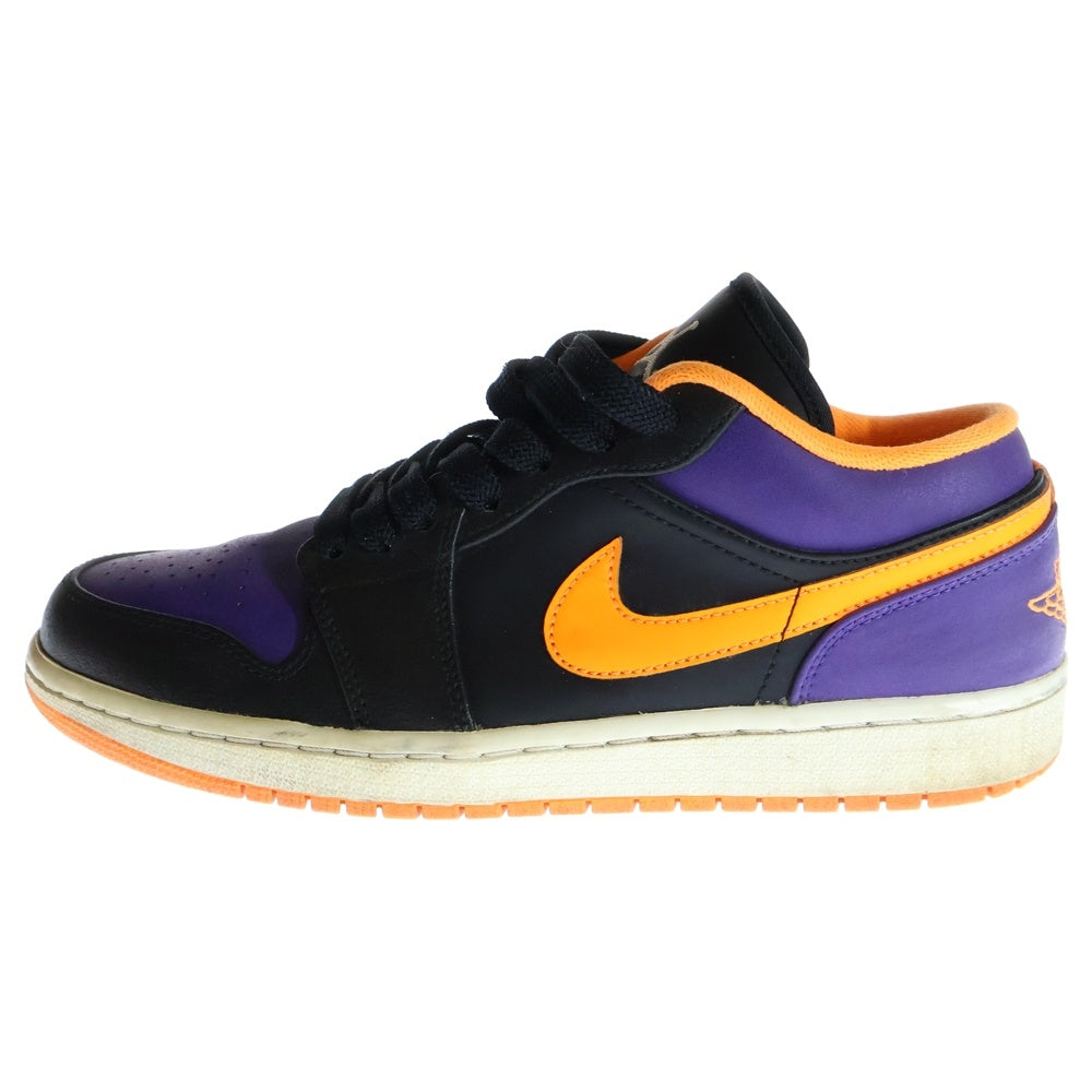 NIKE(ナイキ) 【観賞用 2013年製】 AIR JORDAN 1 LOW PHOENIX SUN エアジョーダン1 フェニックスサン ローカットスニーカー ブラック/パープル/オレンジ US9/27cm 553558-038