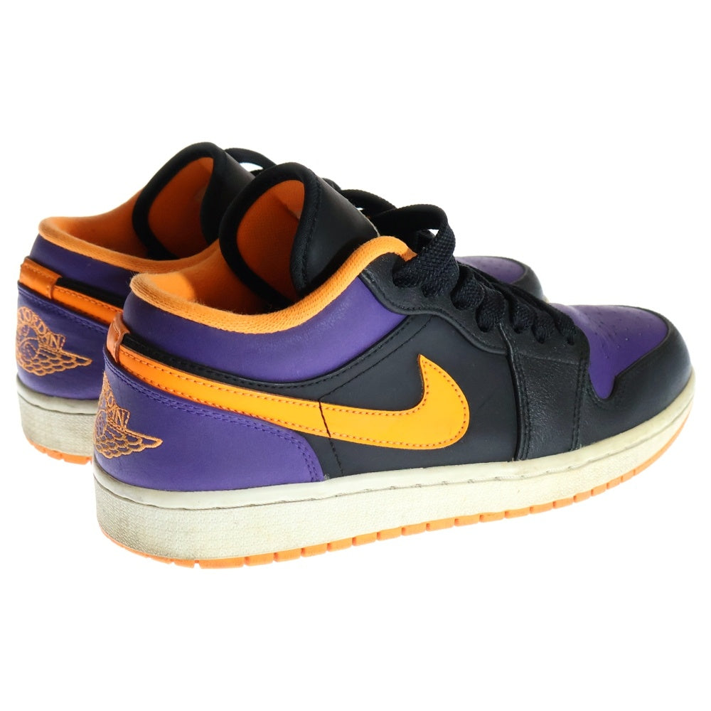 NIKE(ナイキ) 【観賞用 2013年製】 AIR JORDAN 1 LOW PHOENIX SUN エアジョーダン1 フェニックスサン ローカットスニーカー ブラック/パープル/オレンジ US9/27cm 553558-038