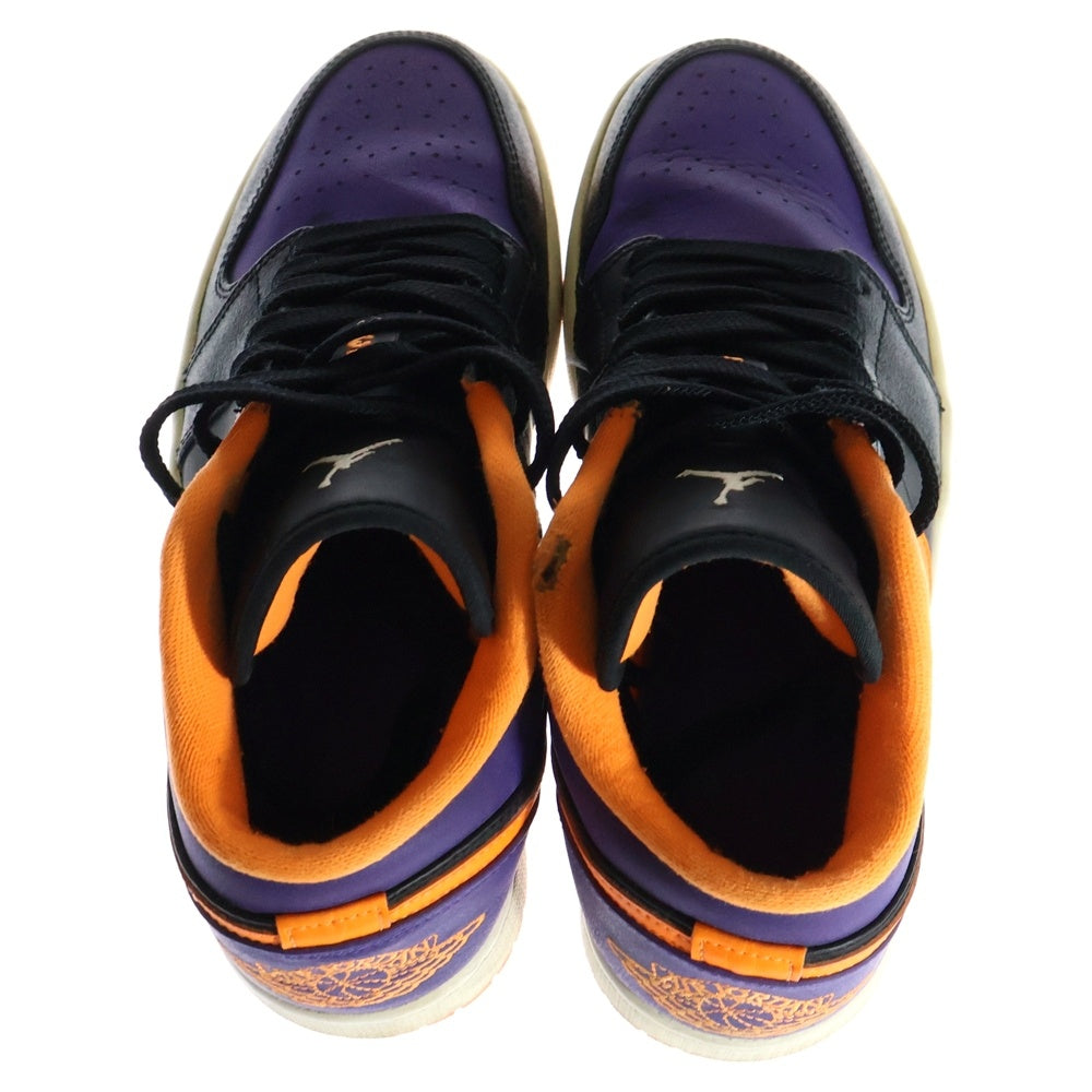 NIKE(ナイキ) 【観賞用 2013年製】 AIR JORDAN 1 LOW PHOENIX SUN エアジョーダン1 フェニックスサン ローカットスニーカー ブラック/パープル/オレンジ US9/27cm 553558-038