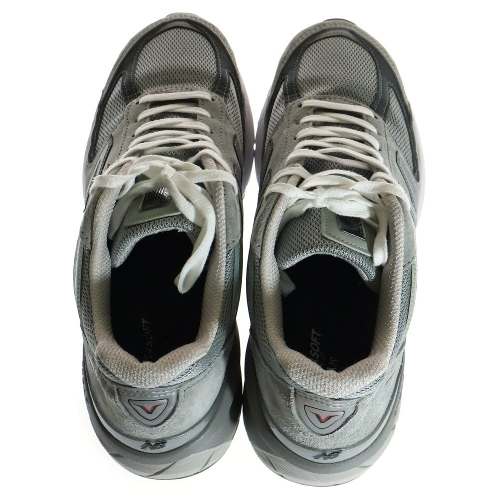 New Balance(ニューバランス) M990GL5 スウェードレザー メッシュ ローカットスニーカー グレー US10/28cm