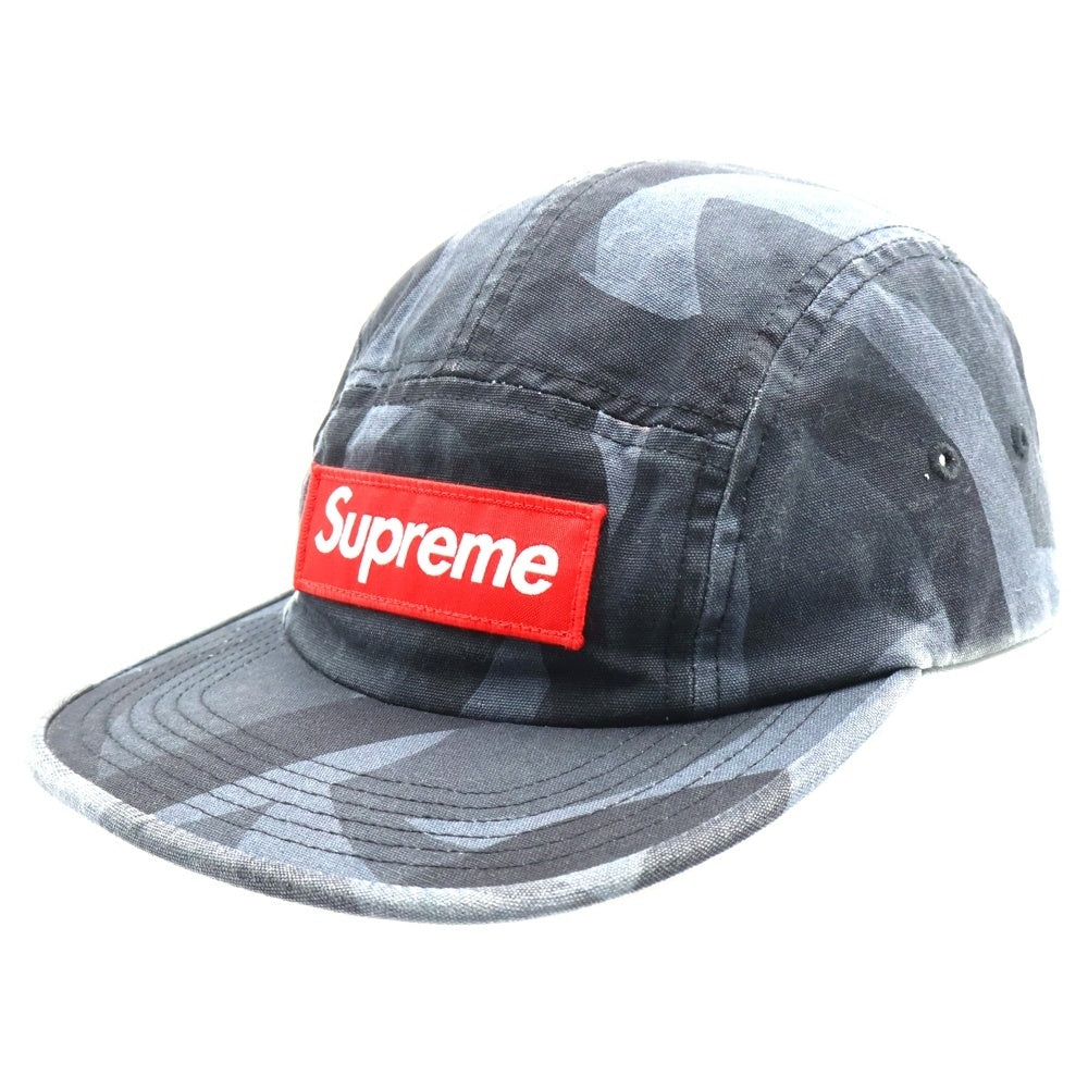 SUPREME(シュプリーム) 19AW Military Camp Cap ミリタリー ボックスロゴ キャンプキャップ 帽子 ブラック