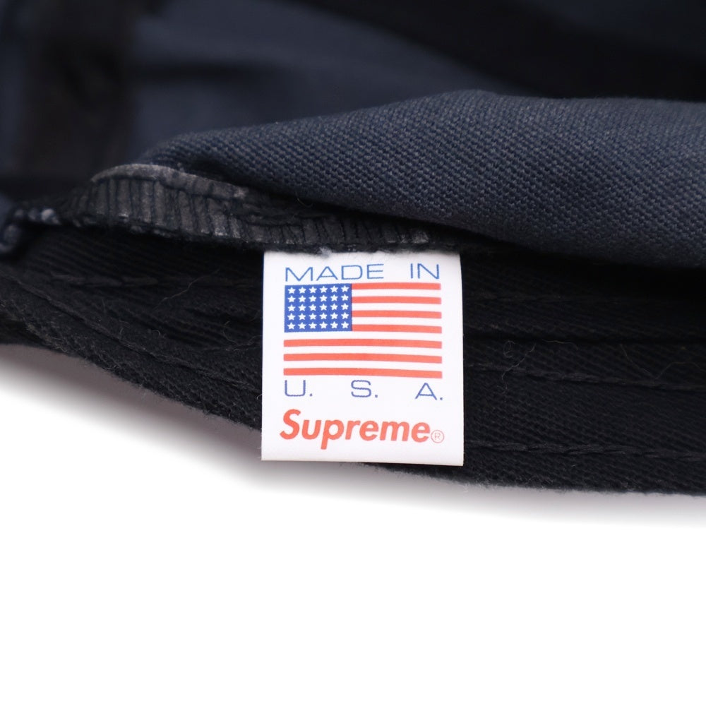 SUPREME(シュプリーム) 19AW Military Camp Cap ミリタリー ボックスロゴ キャンプキャップ 帽子 ブラック