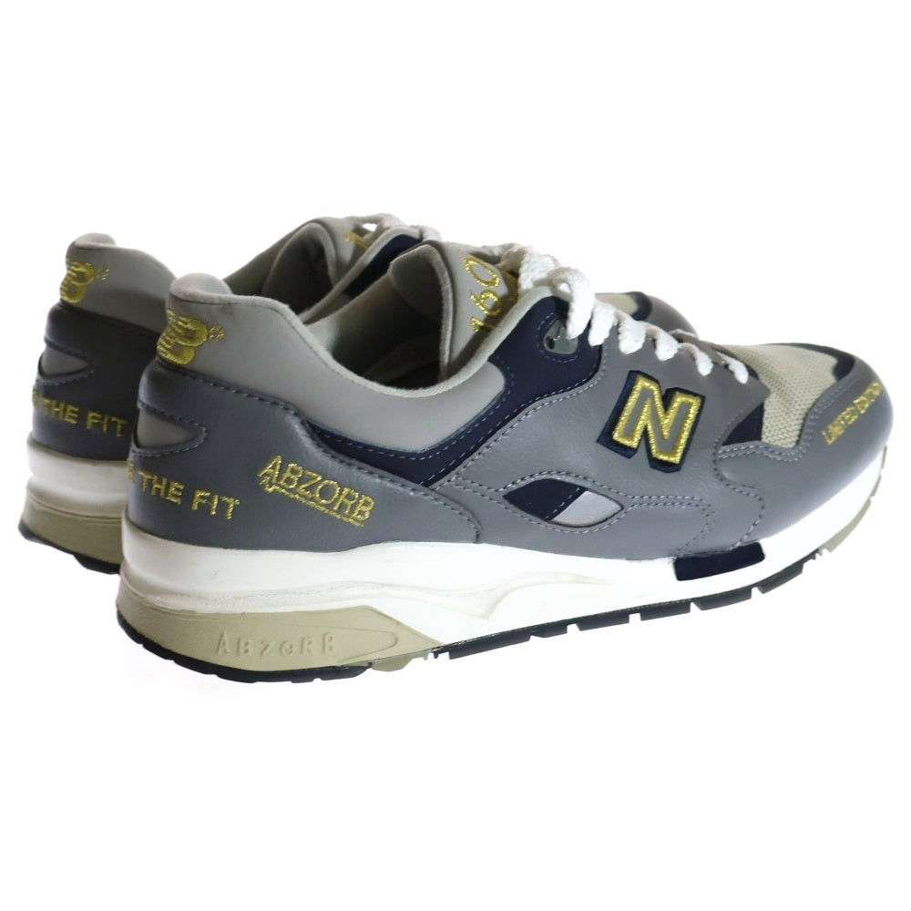 New Balance(ニューバランス) CM1600LE レザー メッシュ ローカットスニーカー グレー US9.5/27.5cm