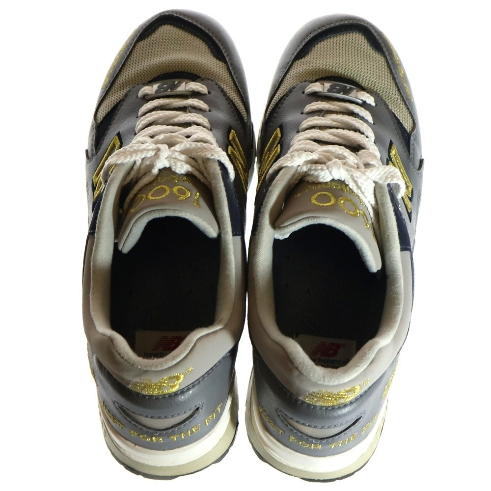 New Balance(ニューバランス) CM1600LE レザー メッシュ ローカットスニーカー グレー US9.5/27.5cm