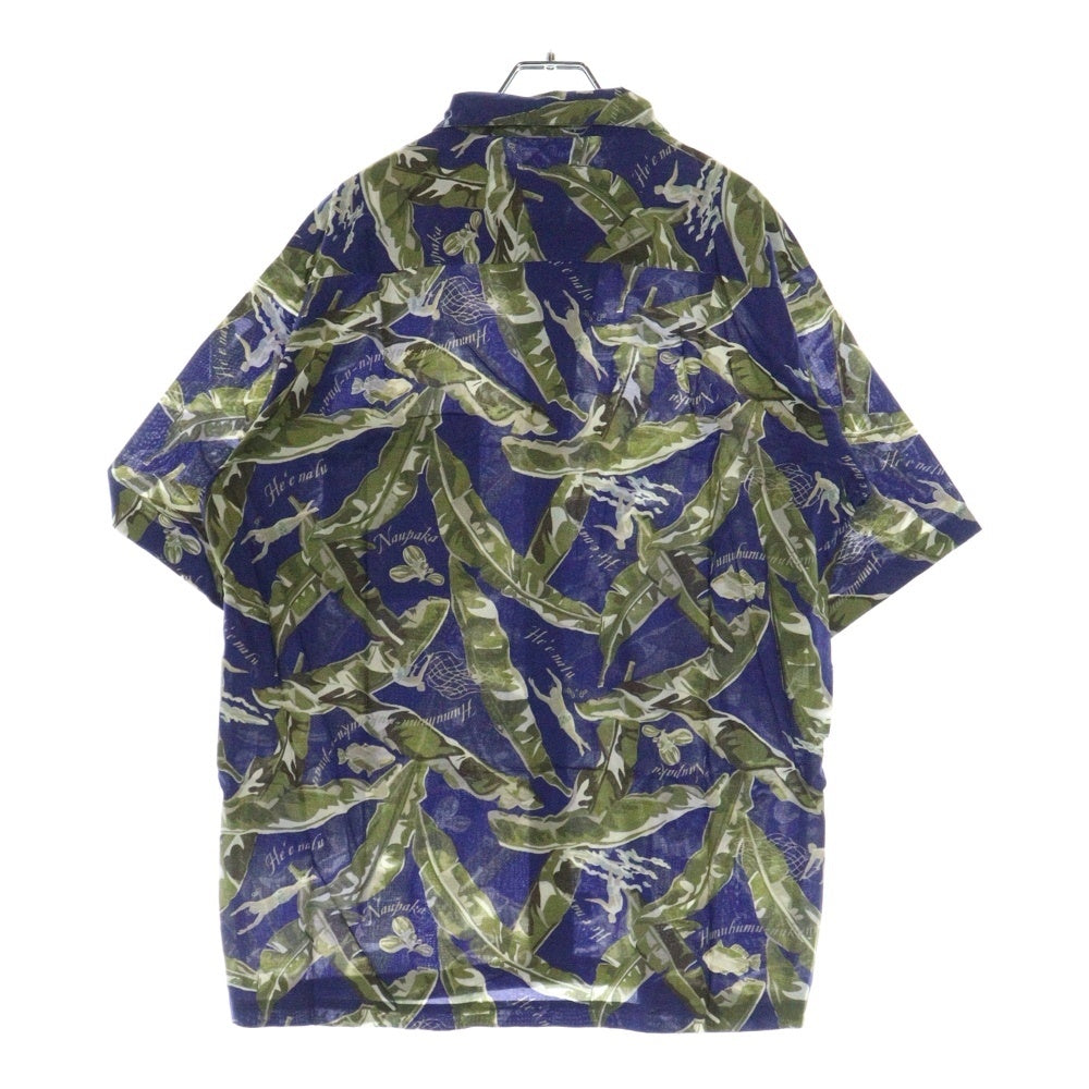 PATAGONIA(パタゴニア) 1999年製 バナナリーフ柄 アロハシャツ 半袖シャツ パタロハ ブルー