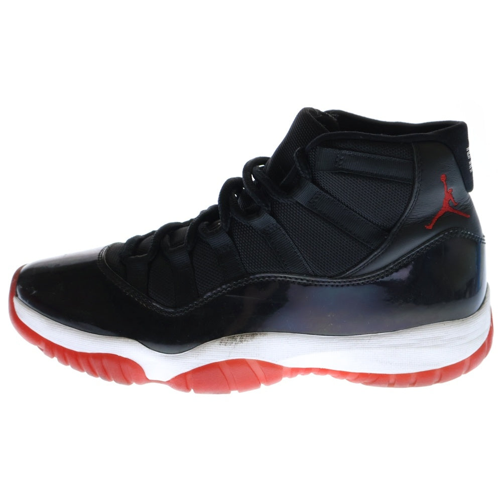 NIKE(ナイキ) AIR JORDAN 11 RETRO BRED エアジョーダン レトロ ブレッド ハイカットスニーカーブラック/レッド US8.5/26.5cm 378037-061