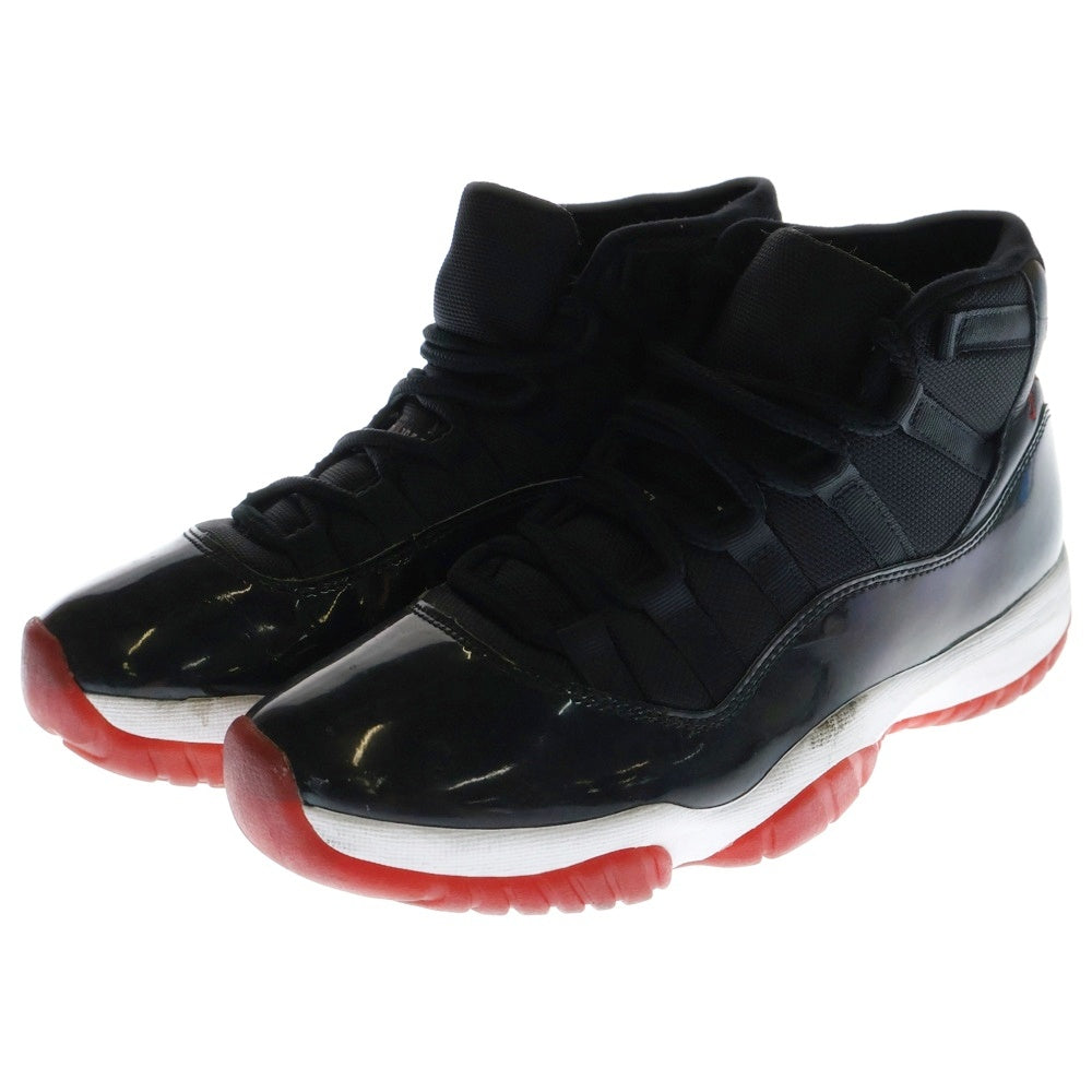 NIKE(ナイキ) AIR JORDAN 11 RETRO BRED エアジョーダン レトロ ブレッド ハイカットスニーカーブラック/レッド US8.5/26.5cm 378037-061