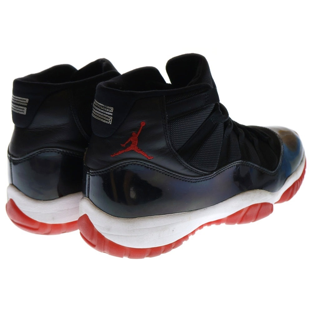 NIKE(ナイキ) AIR JORDAN 11 RETRO BRED エアジョーダン レトロ ブレッド ハイカットスニーカーブラック/レッド US8.5/26.5cm 378037-061