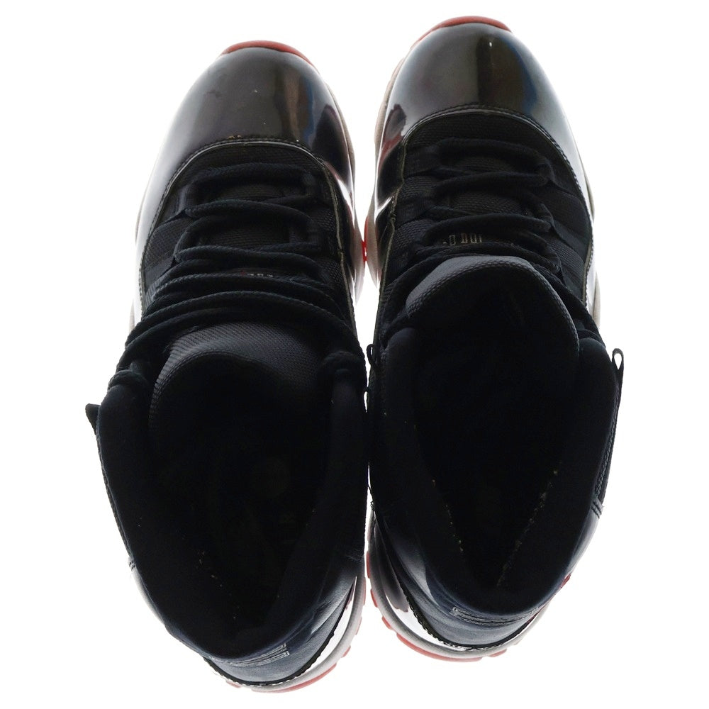 NIKE(ナイキ) AIR JORDAN 11 RETRO BRED エアジョーダン レトロ ブレッド ハイカットスニーカーブラック/レッド US8.5/26.5cm 378037-061