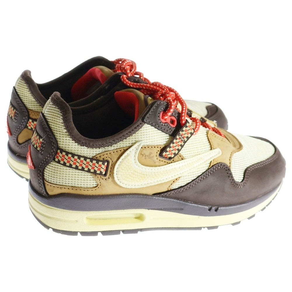 NIKE(ナイキ) ×TRAVIS SCOTT AIR MAX 1 CACTUS BROWN トラヴィススコット エアマックス 1 カクタス ローカットスニーカー マルチ US5/23cm DO9392-200
