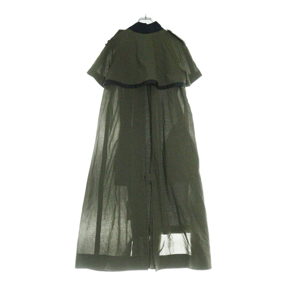 Sacai(サカイ) 21AW Suiting Dress スーチングドレス ワンピース カーキ/ネイビー レディース 21-05389
