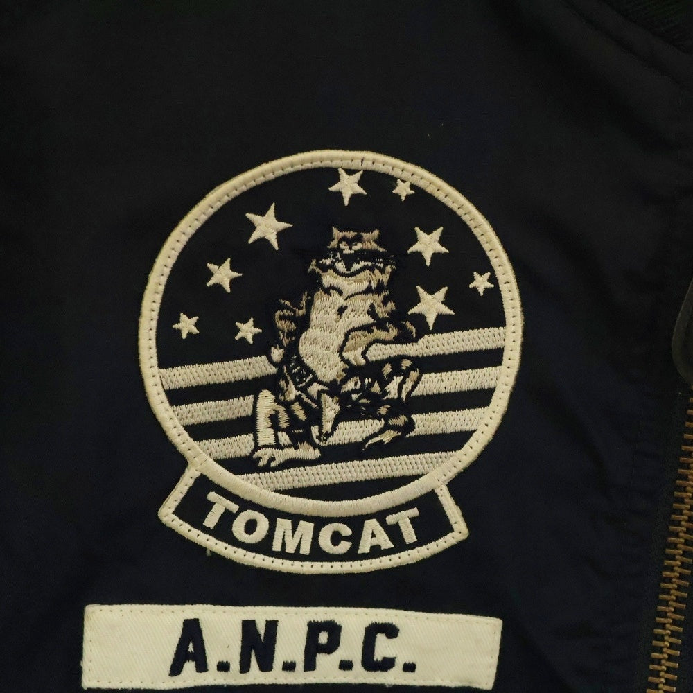 AVIREX(アヴィレックス) L-2B TOMCAT トムキャット ナイロン ミリタリージャケット ネイビー 6282027
