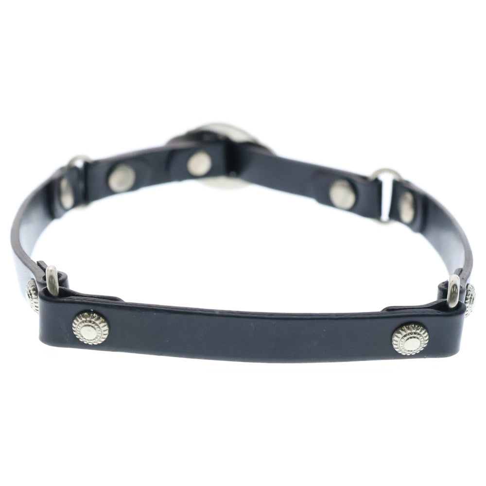 TOGA ARCHIVES(トーガアーカイブス) DOUBLE LEATHER BANGLE ダブルレザー バングル ブレスレット ブラック レディース TZ32-AK923