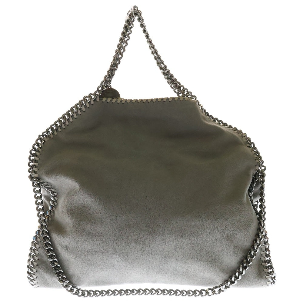 STELLA McCARTNEY(ステラマッカートニー) FALABELLA ファラベラ フォールドオーバー フェイクレザー 2WAY チェーン ショルダーバッグ ハンドバッグ グレー レディース 234387 W9132