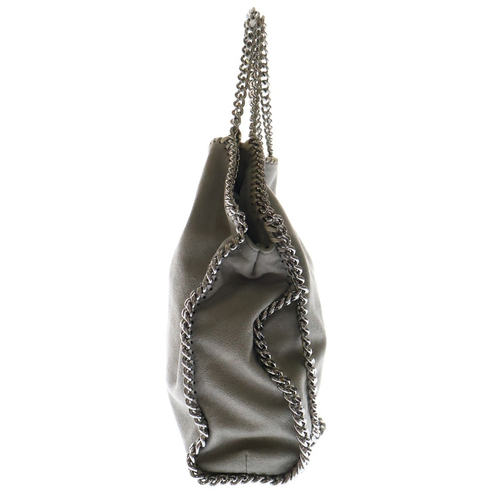 STELLA McCARTNEY(ステラマッカートニー) FALABELLA ファラベラ フォールドオーバー フェイクレザー 2WAY チェーン ショルダーバッグ ハンドバッグ グレー レディース 234387 W9132