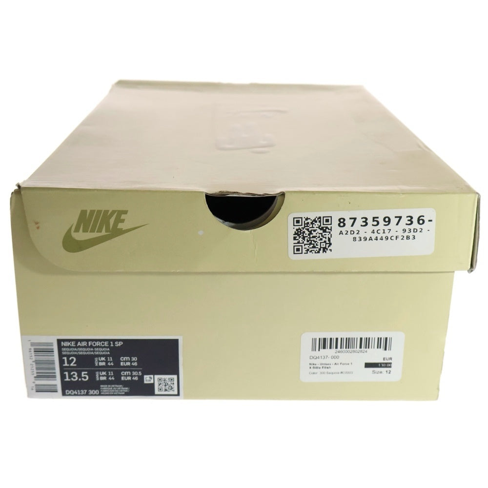 NIKE(ナイキ) ×BILLIE EILISH AIR FORCE 1 LOW ビリーアイリッシュ エアフォース1 ローカットスニーカー カーキ US12/30cm DD4137-300