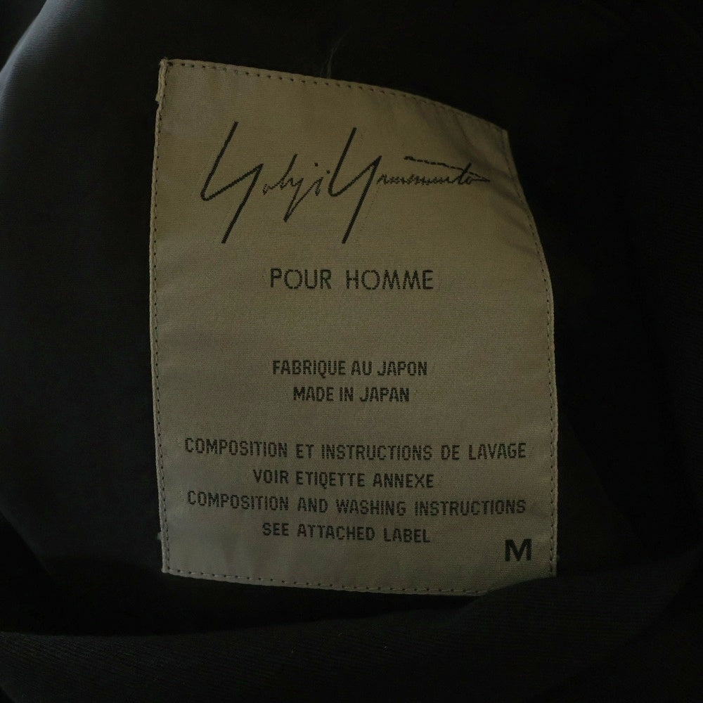 Yohji Yamamoto POUR HOMME(ヨウジヤマモト プールオム) 95SS ウールギャバジン 刺し子 3B シングルテーラードジャケット ブラック HB-J38-104
