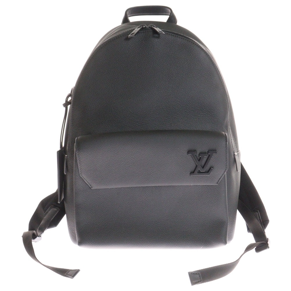 LOUIS VUITTON(ルイヴィトン) LVアエログラム テイクオフ バックパック レザー リュックサック ブラック M57079 RFID