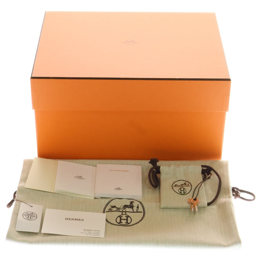HERMES(エルメス) ピコタンロック PM カーゴ ポケット トワルゴエラン スイフト ローズテキサス ルージュセリエ ハンドバッグ ピンク/ブラウン U刻印 シルバー金具 レディース