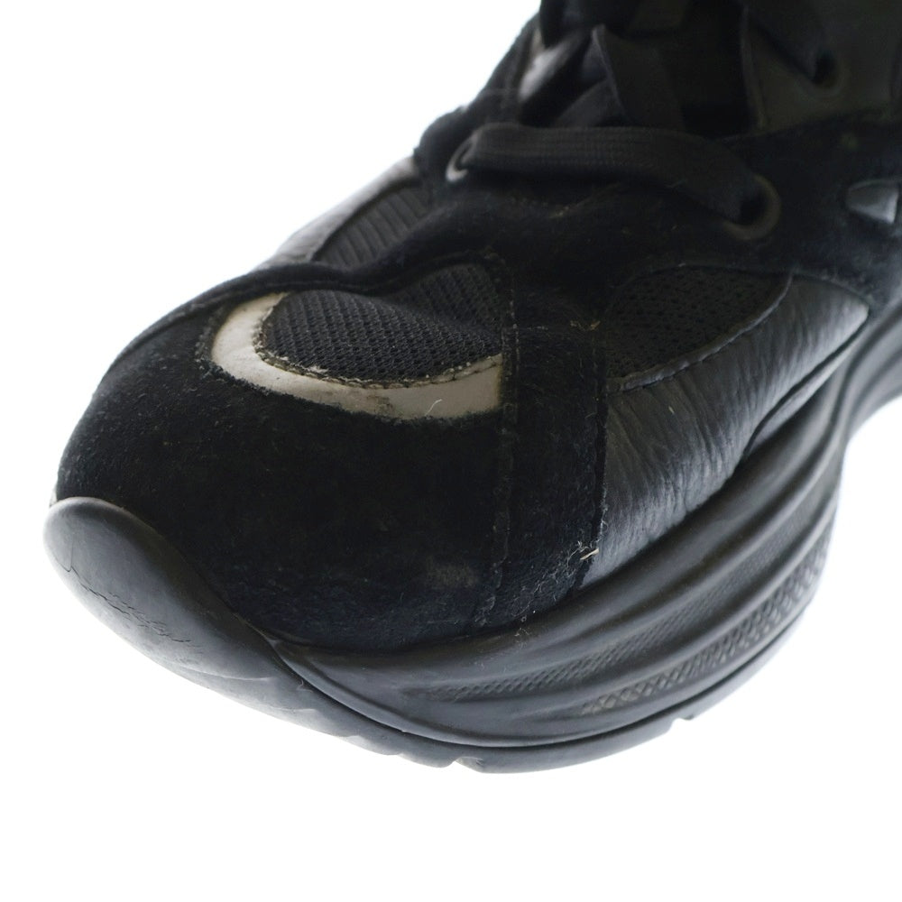 PRADA(プラダ) Chunky Trainer Sneakers チャンキー トレーナー レザー ローカットスニーカー ブラック 4E3490