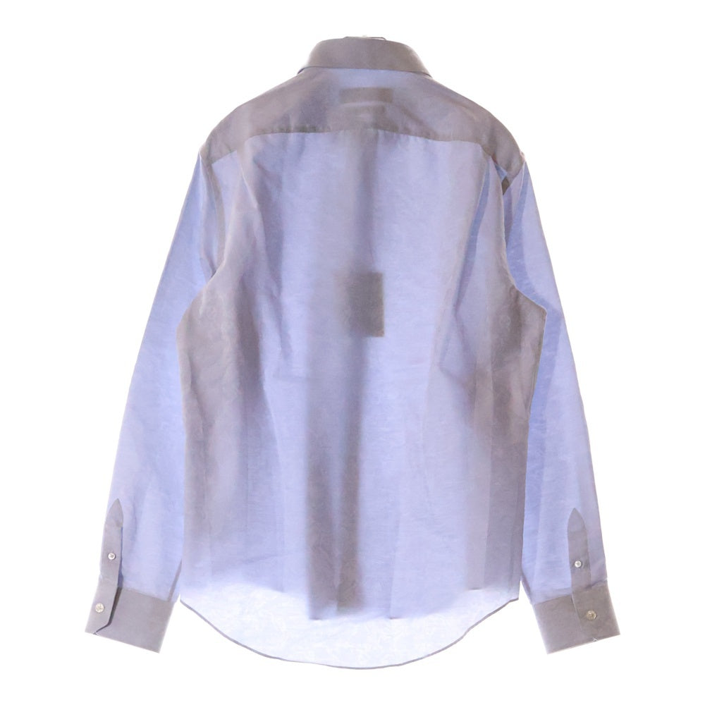 LOUIS VUITTON(ルイヴィトン) 20SS フラワー モノグラム 総柄 コットン 長袖シャツ ブルー RM201Q THJ HIS41W