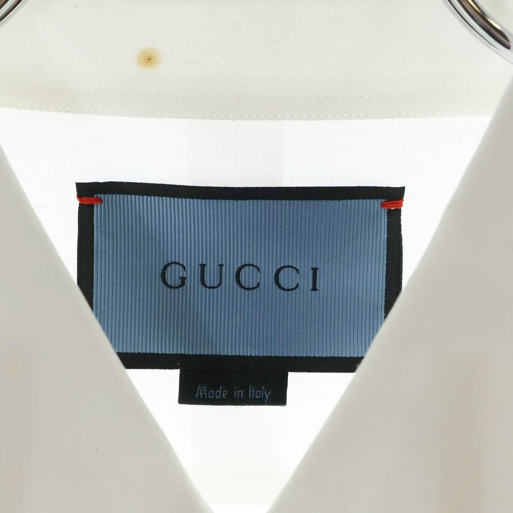 GUCCI(グッチ) スター ビー コットン 長袖シャツ ホワイト 448512 Z327A