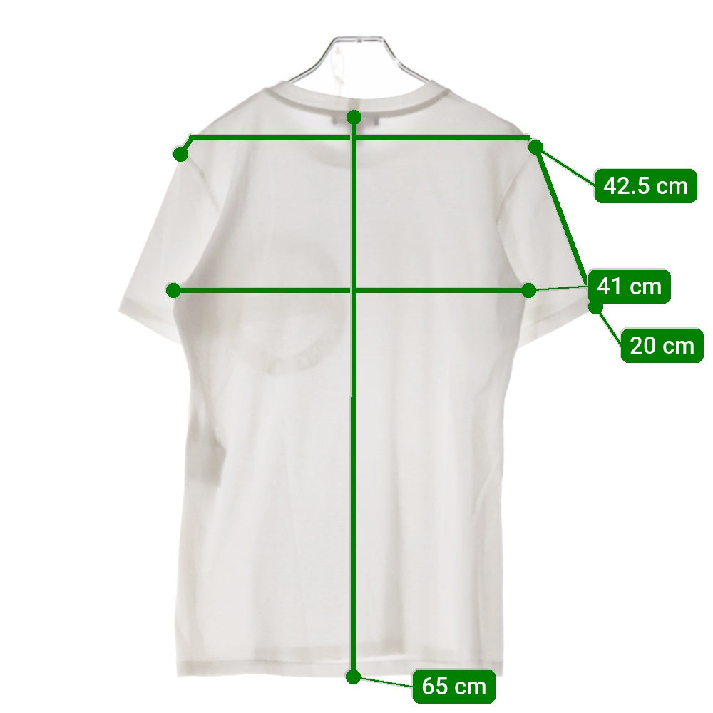LOUIS VUITTON(ルイヴィトン) 19SS LVスタンプロゴ プリント クルーネック 半袖Tシャツ カットソー ホワイト RW191W DMF FGTS15